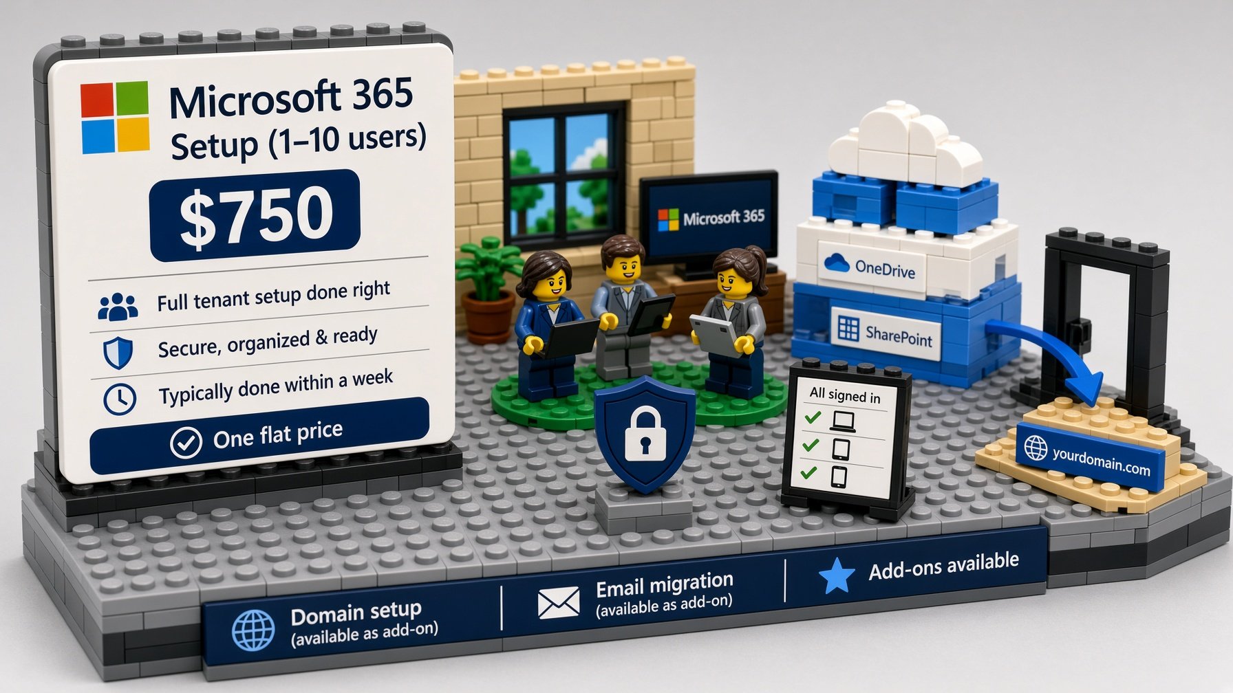 Microsoft 365 Setup (1-10 users)